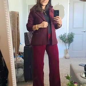 Women's Burgundy Pants